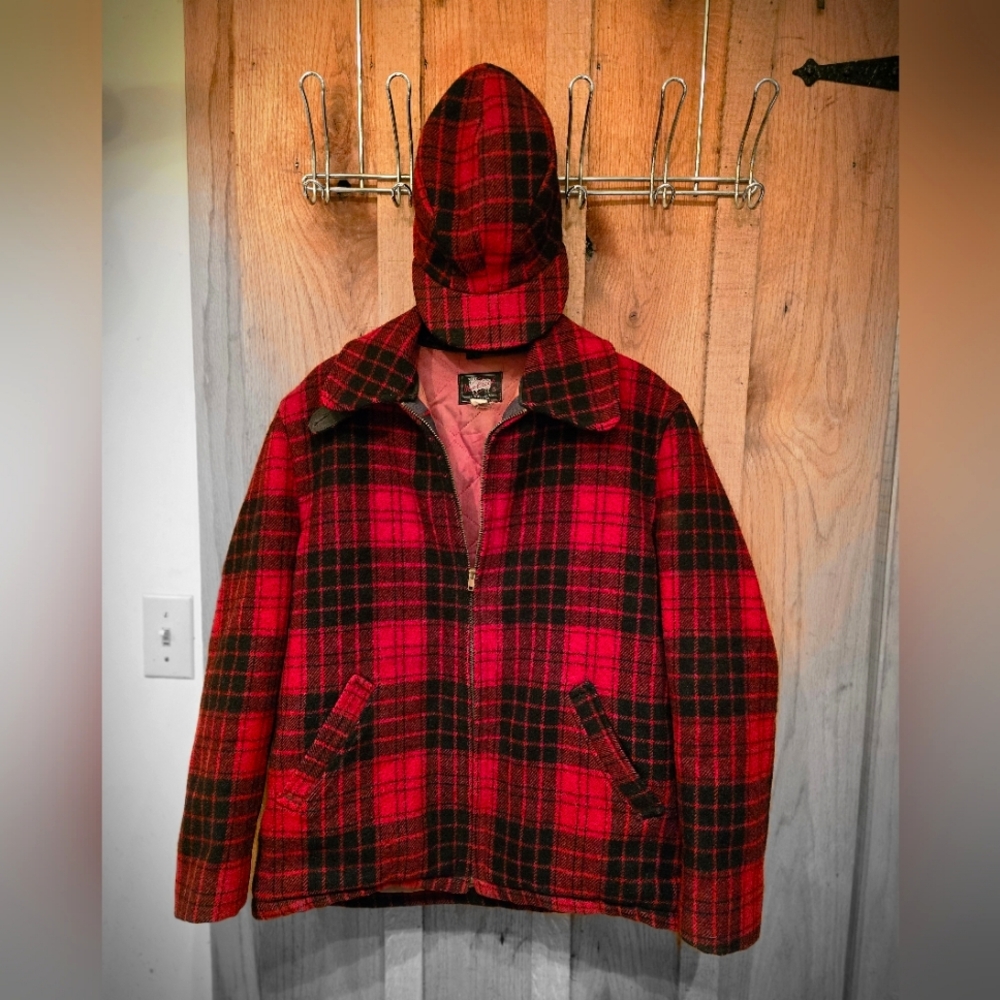 Vintage Woolrich Hunting Jacket & Hat